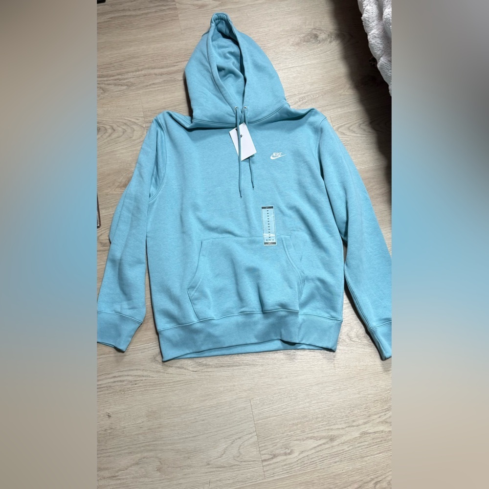 Nike Men's Light Blue Hoodie